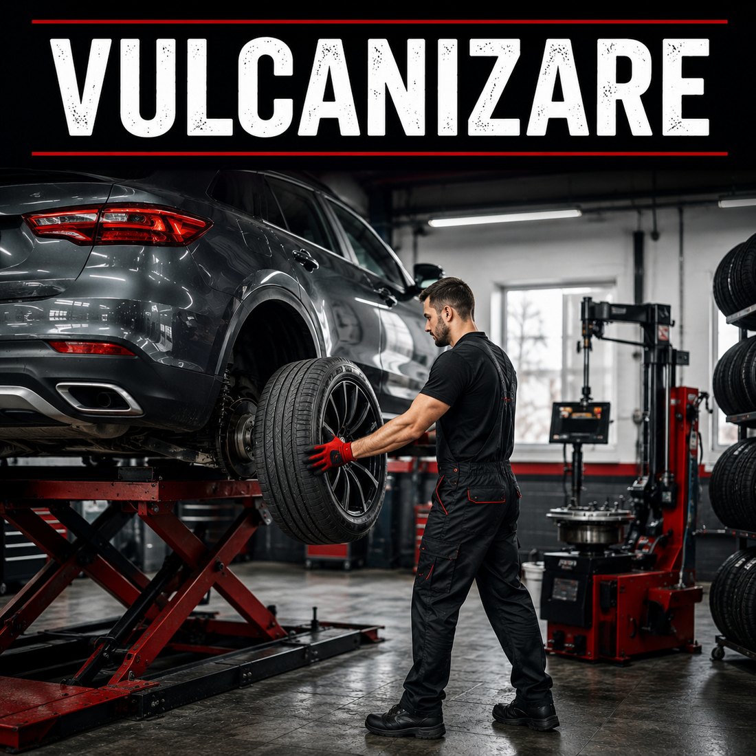 Vulcanizare auto — montare și echilibrare anvelope